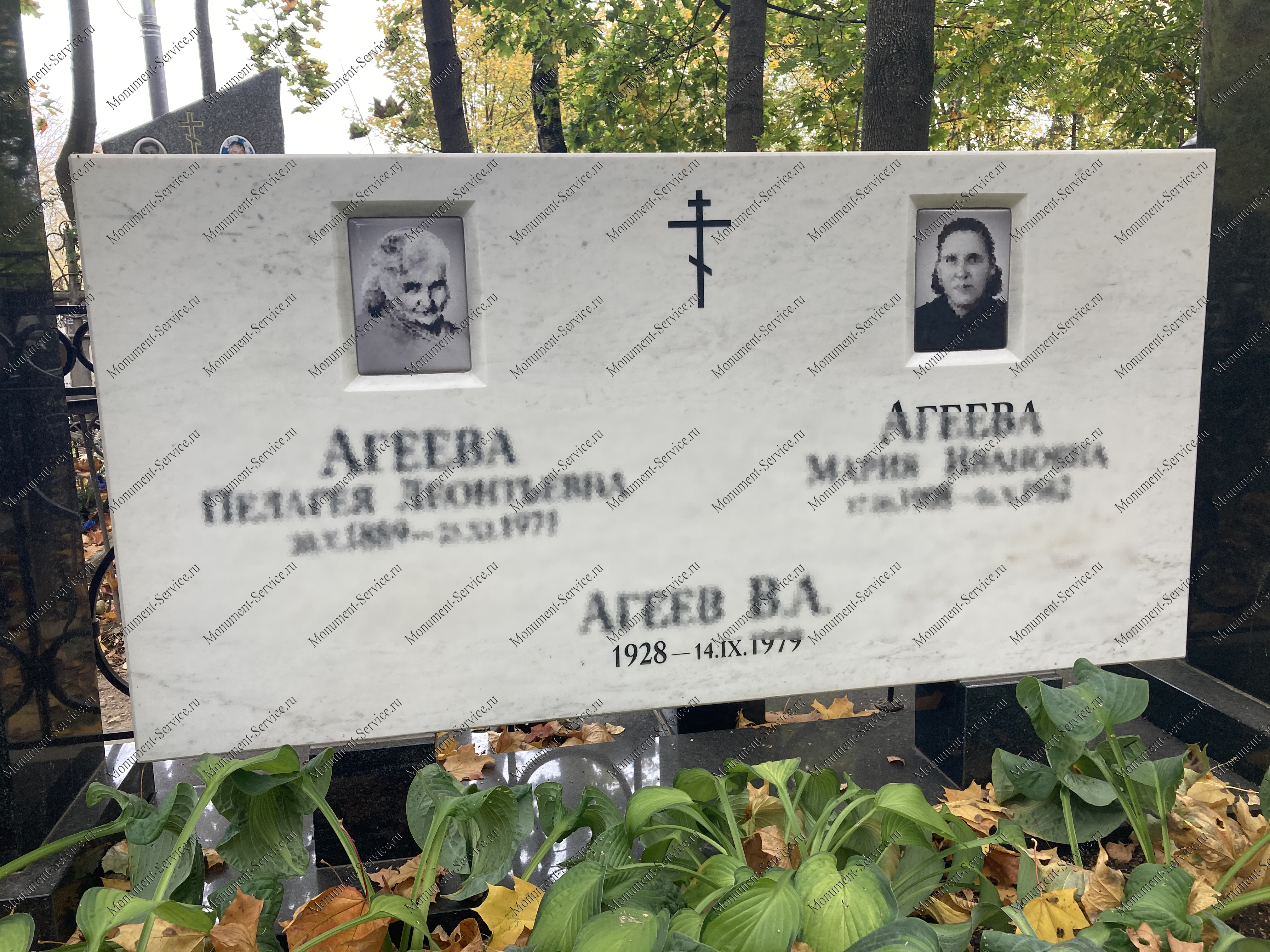 Семейный мраморные памятники
